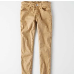 American Eagle Khaki Jegging Size 12 Long